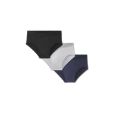 Men's Cotton Modal Blend Flyless Brief 3-Pack