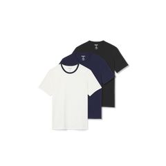 Men's Pima Cotton Crew Neck T-Shirt 3-Pack
