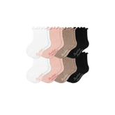 Baby Ruffle Rib Calf Sock 8-Pack (6-12 Months)