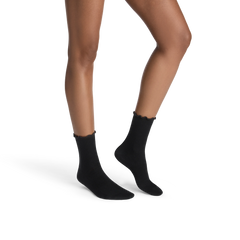Women's Ruffle Rib Half Calf Sock 4-Pack