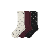 Women's Merino Wool Blend Calf Sock 3-Pack