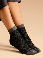 Women’s Sparkle Modern Rib Quarter Sock 4-Pack Gift Box