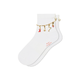 Bombas x Susan Alexandra Charms and Anklet Quarter Socks