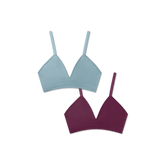 Women's Seamless Triangle Bralette 2-Pack