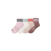 Women's Vintage Stripes Quarter Sock 4-Pack