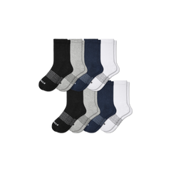Men's Solids Half Calf Sock 8-Pack