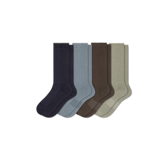 Men's Modern Rib Calf Sock 4-Pack