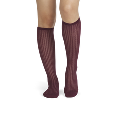 Women's Pointelle Knee High Socks