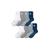 Men's Gripper Half Calf Sock 8-Pack