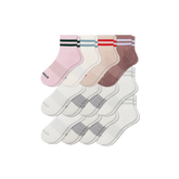 Women's Vintage Stripes Quarter Sock 12-Pack