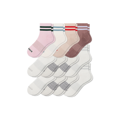 Women's Vintage Stripes Quarter Sock 12-Pack