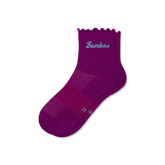 Women’s UltraLite Ruffle Sport Quarter Socks