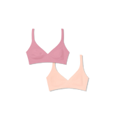 Women’s No Show Plunge Bralette 2-Pack