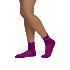 Women’s UltraLite Ruffle Sport Quarter Sock 3-Pack