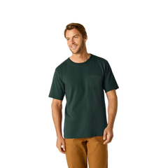 Men’s Premium Weight Pocket Crew Neck T-Shirt 3-Pack