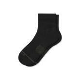 Women's Merino Wool Blend Modern Rib Quarter Socks