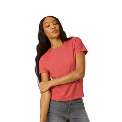 Women's Pima Cotton Slim Crew Neck T-Shirt 6-Pack