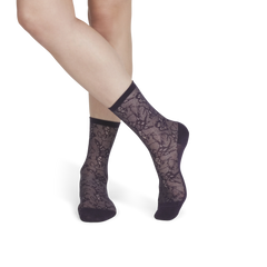 Women’s Floral Lace Half Calf Sock 3-Pack
