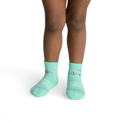 Toddler Seaside Gripper Calf Sock 4-Pack
