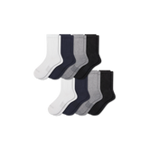 Women's Modern Rib Half Calf Sock 8-Pack