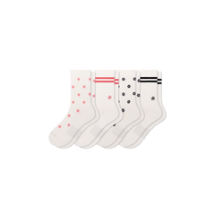 Women's Modern Rib Half Calf Sock 4-Pack