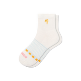 Women's Beach Day Embroidered Quarter Socks