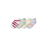 Toddler Stripes Gripper Ankle Sock 4-Pack