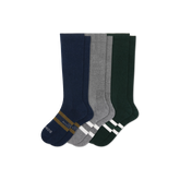 Men's Everyday Compression Knee High Sock 3-Pack (15-20mmHg)