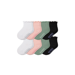 Toddler Ruffle Rib Calf Sock 8-Pack