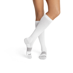 Women's Travel Compression Sock and Gripper Slipper 2-Pack