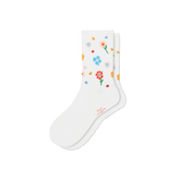 Bombas x Susan Alexandra Floral Embroidered Half Calf Socks