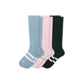 Women's Everyday Compression Knee High Sock 3-Pack (15-20mmHg)