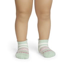 Toddler Stripes Gripper Ankle Sock 4-Pack