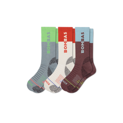 Women's Merino Wool Blend Hiking Calf Sock 3-Pack