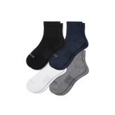 Men's Modern Rib Quarter Sock 4-Pack