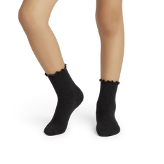 Junior Ruffle Rib Calf Sock 4-Pack