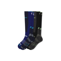 Women's Mid-Cushion Merino Wool Blend Ski & Snowboard Sock 2-Pack
