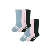 Women's Everyday Compression Knee High Sock 6-Pack (15-20mmHg)