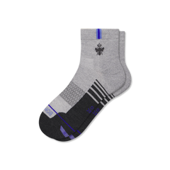 Women's Merino Wool Blend Run Quarter Socks