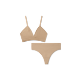 Women's Seamless Triangle Bralette + Thong Pack