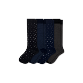 Men's Dress Over the Calf Sock 4-Pack
