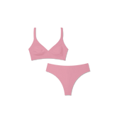 Women’s No Show Plunge Bralette + Thong Pack