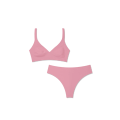 Women’s No Show Plunge Bralette + Thong Pack