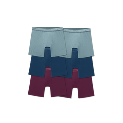 Men's Soft Flex Boxer Brief 6" 6-Pack