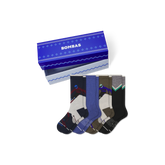 Men's Merino Wool Blend Calf Sock 4-Pack Gift Box