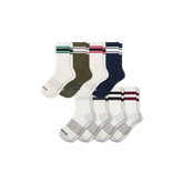 Men's Vintage Stripes Half Calf Sock 8-Pack