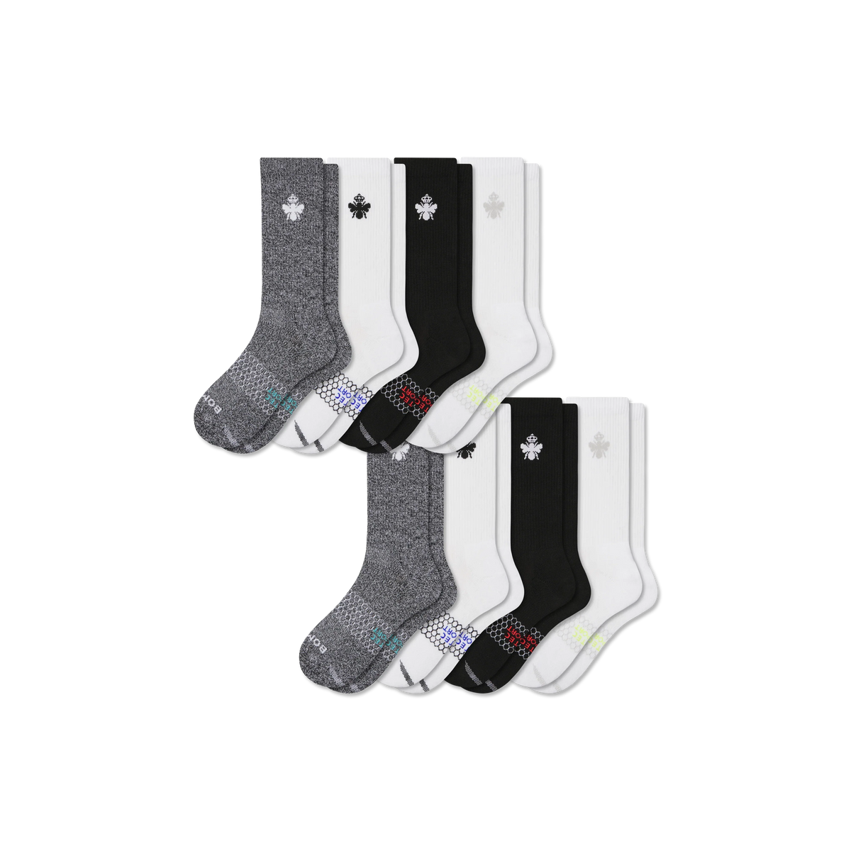 Women's All Sport Calf Sock 8-Pack