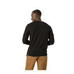 Men's Merino Wool Blend Crew Neck Long Sleeve T-Shirt 3-Pack