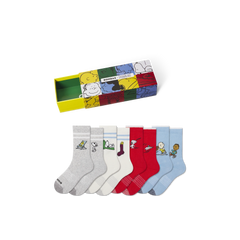 Peanuts x Bombas: Youth Calf Sock 4-Pack Gift Box