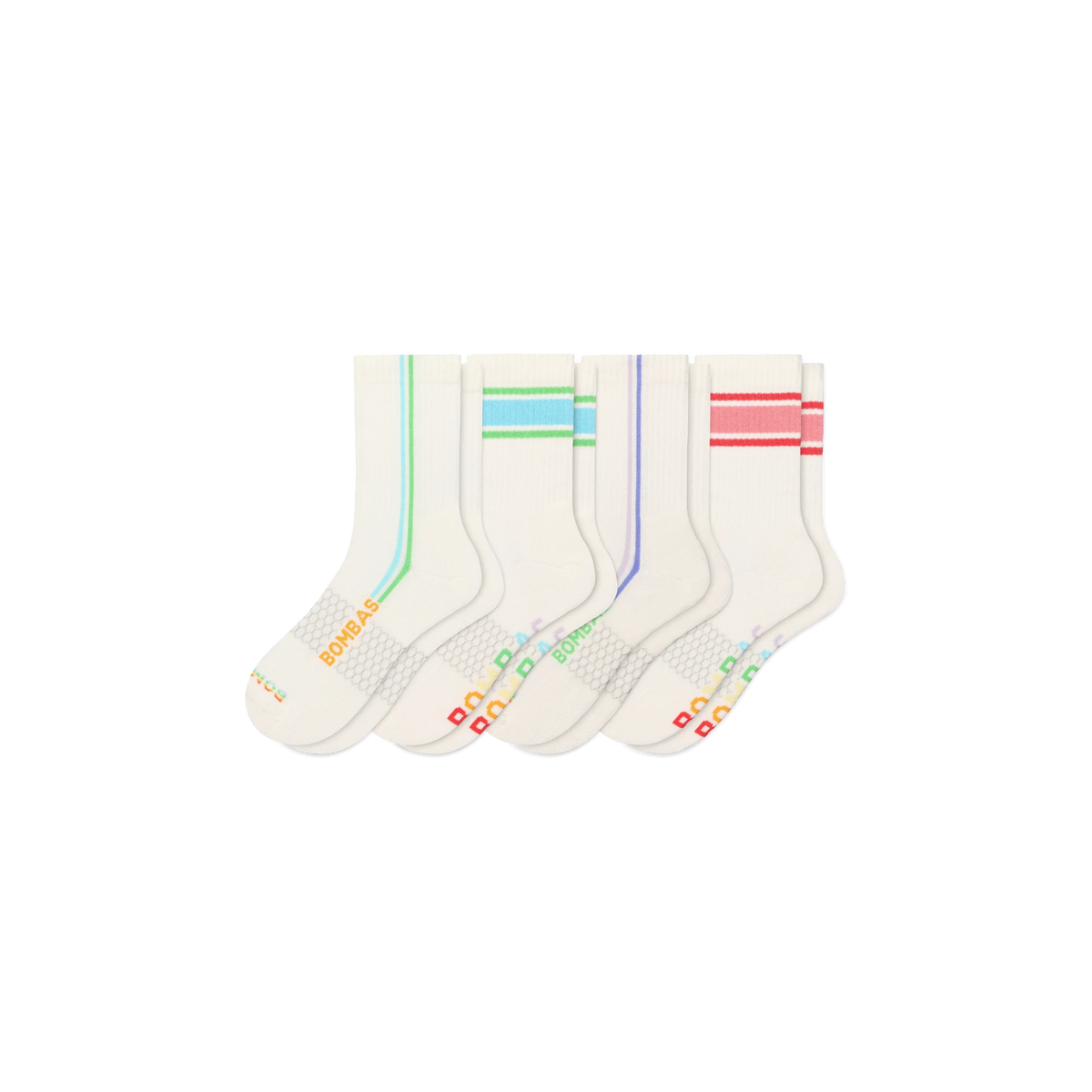 Pride Half Calf Sock 4-Pack